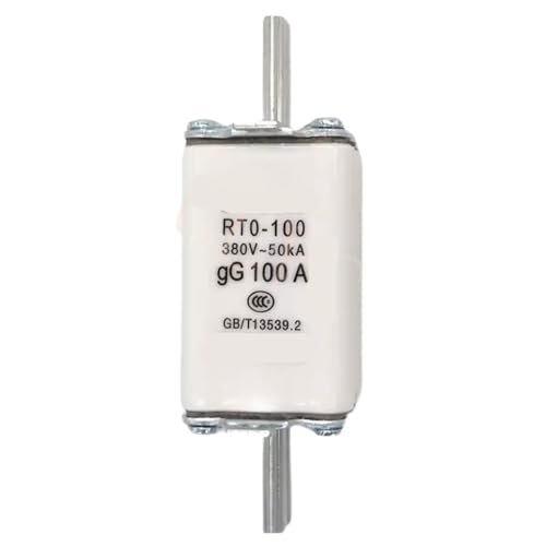 Tubo fusible cerámico RTO-100A 380V de cuchillo tipo GL para cuadros eléctricos de 60A