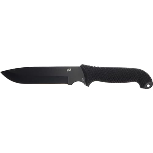 Schrade Delta Class Bedrock High Carbon Steel Fixed Blade Knife with 7in Drop Point Blade for Buschcraft