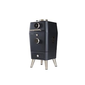 Everdure 4K Outdoor Charcoal Grill, Digital Smoker, & Convection Roaster, Fast Flame Electric Ignition System Heats Grill in 10 Minutes, Bluetooth Compatible, Touch Screen LED Control Panel, Graphite