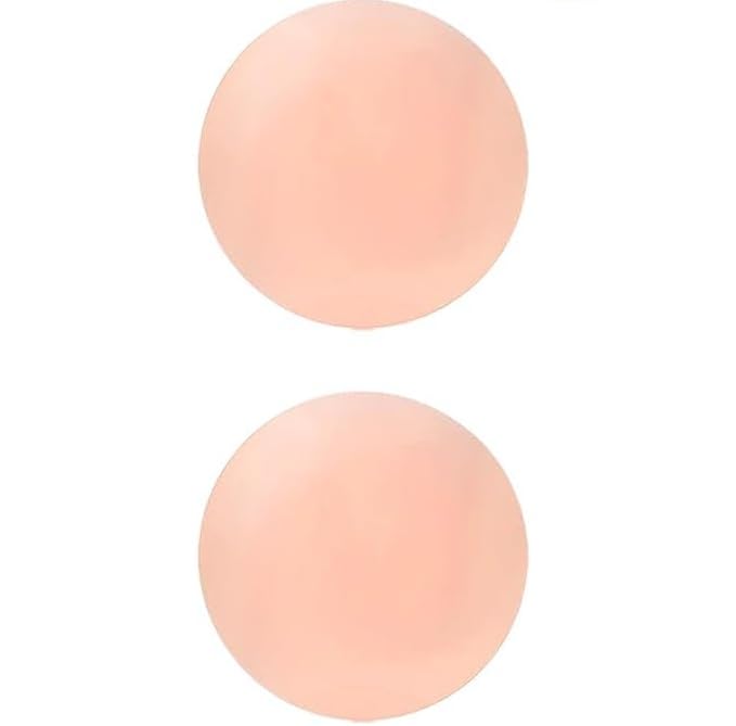 Akya Traders Pair One Women & Girls Reusable Bunny Strapless Backless Invisible Self-Adhesive Silicone Breast Petals Women Reusable to Cover Under Bra Skin Friendly Adhesive-image-48