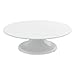 thermohauser Plato para tartas de melamina blanco, redondo, diámetro 32 x 10 cm, con base giratoria, de plástico.
