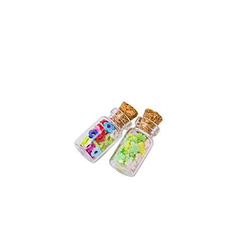 Birostiana 30Pcs Miniature Dollhouse Accessories 1:12 Miniatures Food Jar Fruit Slices Candy Snack Glass Bottle Mini Diy Decor Ornament For Miniature Dollhouse Kitchen Party Kit #TOP3