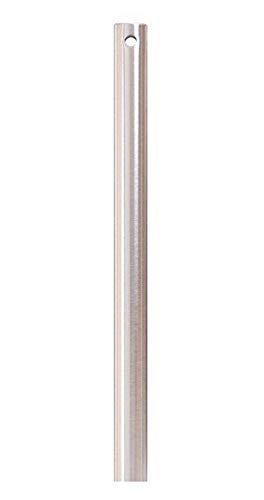 DR12BS Ceiling Fan Downrod, 12-Inch, Brushed Steel