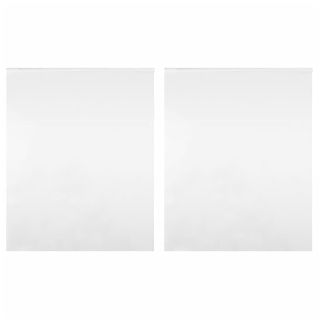 Meble Przedmiot do domu Folie Lustrzane 2 szt. Samoprzylepne 45x150 cm PET-Meble