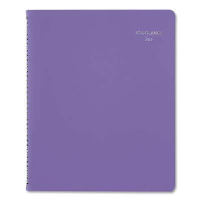 Hermoso día profesional semanal/mensual APPT libro, 8 – 1/2 x 11, Purpl