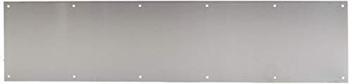 Schlage 515010 Satin Stainless-Steel Commercial Kick Plate, 8" X 34" , Gray #TOP1