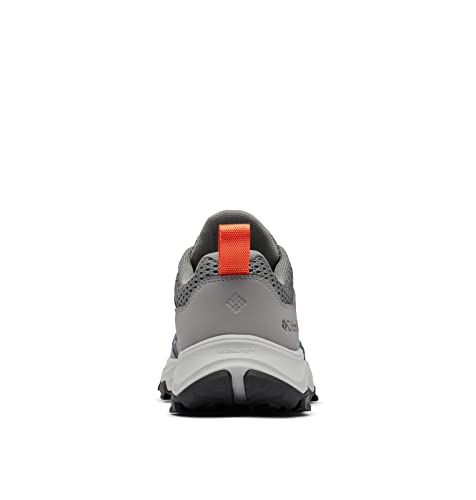 Columbia Men's Hatana Breathe Hiking Shoe, Titanium Grey Steel/Red Quartz, 134
