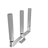 Muddycreek Tackle Triple Horizontal Adjustable Tree Tube Rod Holder with Track Mount