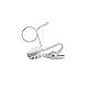 Shure RK187T2-W Dual Tie Clip, White