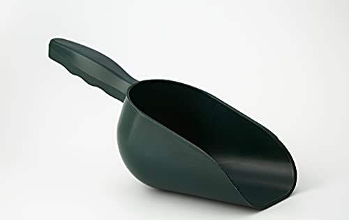 Kerbl Futterschaufel für Tiere (Füllmenge 500 g, zur Fütterung von Geflügel/Schafen/Pferden, Schaufel aus Kunststoff, bruchsicher, kompakte Form) 29692, 1 Stück (1er Pack)