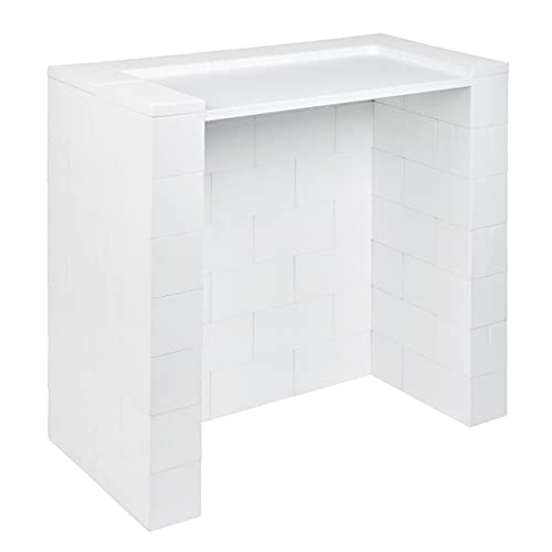 EverBlockSales Counter DJ Booth Kit | 48”L x 24”W x 42”H | Modular Building Blocks | Home Office Work Desk | Durable Construction | Easy to Connect & Reuse | Indoor & Outdoor Use