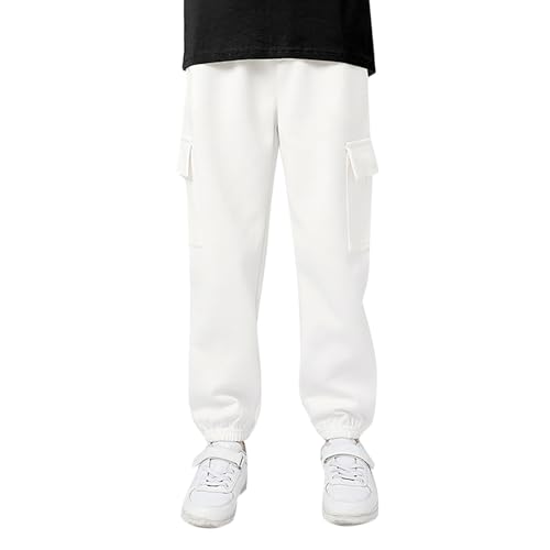 Pantalon cargo avec cordon de serrage et poches fonctionnelles pour le sport de l'enfant