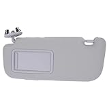 XtremeAmazing Gray Left Driver Side Sun Visor for Corolla 2007-2013