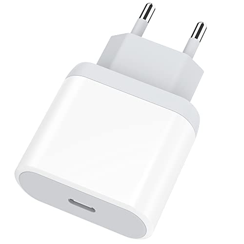 Anigaduo 25W USB C Rapide Chargeur pour iPhone 14/14 Plus/14 Pro/14 Pro Max/13/12/11/SE 2020/X/XS/XR, iPad, AirPods Pro, USBC Mural Alimentation Adaptateur Type C Prise Secteur