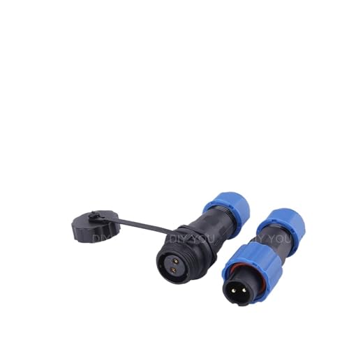 Conector aviación SP13 de 6 pines impermeable IP68 para montaje en panel 7