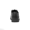 Red Fish Unisex Wallabee Black Coated Leather Shoe - Size 10 UK - Black #4