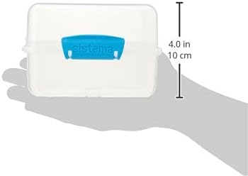 Sistema To Go Lunch Cube, 1.4 L - Clear/Blue