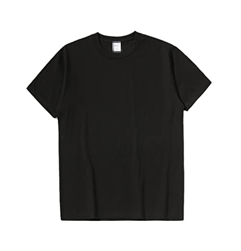 T-shirt d'été manches courtes en coton pur YIOLEAMP : douceur et fraîcheur col rond homme XL
