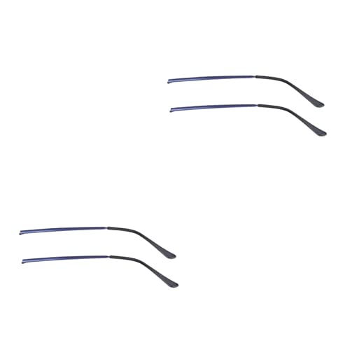 Didiseaon 2 Pairs Eyeglass Arms Replacement Universal Fit Metal Temple Collision Resistance Comfort