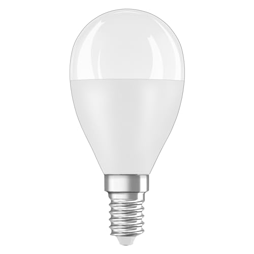 OSRAM LED Star Classic P 60 FR LED lamp, E14, Classic mini Ball Shape, White, 7.5W, 806lm, 4000K, Cold White Light - Image 4