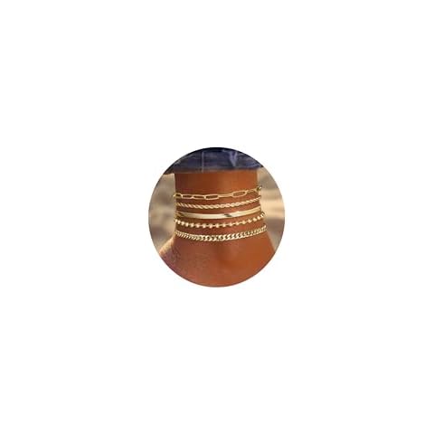 Poxtex Gold Anklet Set Cover