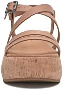 Lucky Brand Women's Jacobean Platform Sandal Wedge, Tan, 9 | Image 2