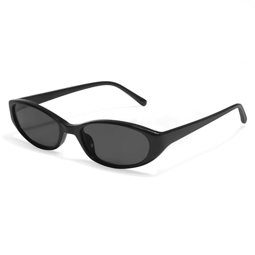 GUVIVI Retro Oval Sunglasses for Women 2026 90s Small Chic Cat Eye Sun Glasses Sunnies Lightweight Shades