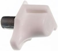 Lot Of 200 Book Case Peg Shelf Support White Plastic Peg Metal Pin Stud 5Mm