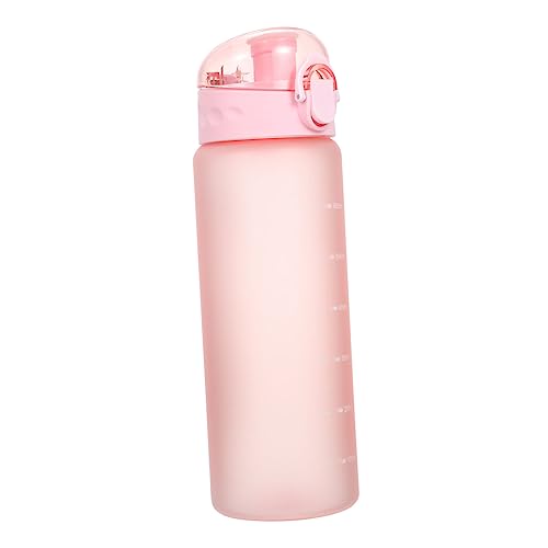 STOBAZA Collapsible Water Bottle Handheld Running Sports Fitness Water Bottle Portable Plastic Large Capacity Unique Design Carry Rope