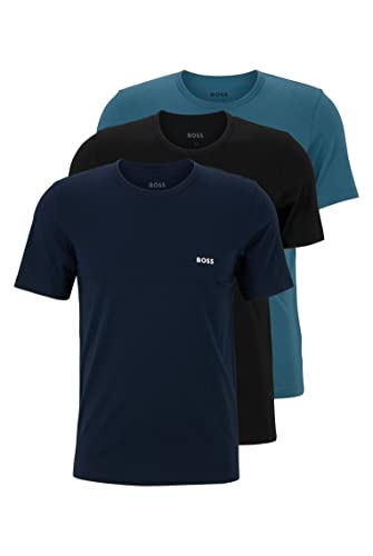 BOSS Hommes TShirtRN 3P Classic Lot de Trois t-Shirts en Jersey de Coton