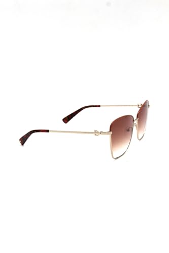 Longchamp Light Brown Gradient Square Ladies Sunglasses LO153S 737 593