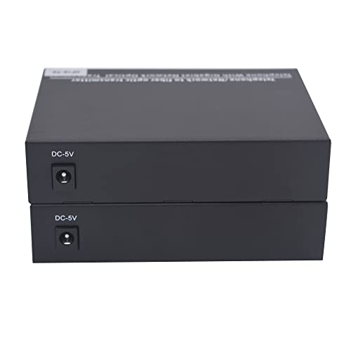 Image of 4 POTS Telephones and Gigabit Ethernet Over Fiber Optic Extender SC, Universal Singlemode Fiber up to 20Km and Multimode 500m A Pair