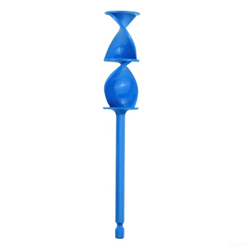 Palette de mélange en résine époxy, embout agitateur pour perceuse, mélangeur de joint en silicone avec tige hexagonale de 10,2 cm, lames incurvées réducteur de bulles pour agitateur de colorant