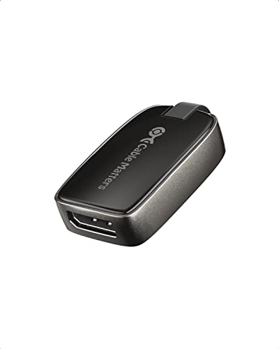 Cable Matters USB C to DisplayPort 1.4 Adapter Supports 4K@240Hz and 8K@60Hz with HDR Thunderbolt 4 Compatible Works with MacBook iPad iPhone 16/15 Not Compatible with USB-C Monitors