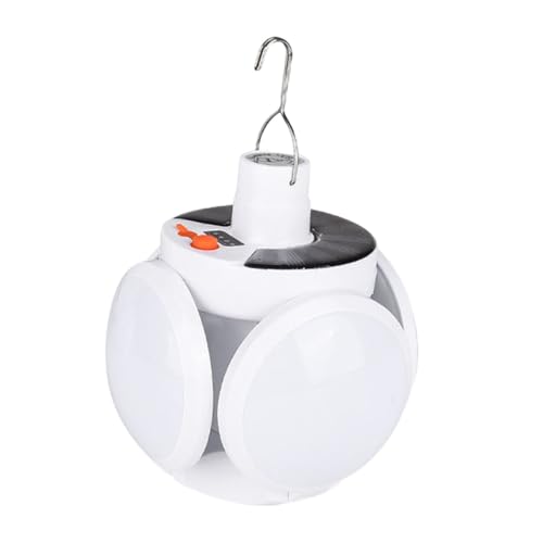 Lumière portable de camping solaire pliable LED pour tente et randonnée