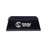 OWLTRA OW-1 Indoor Electric Rat Trap, Instant Kill Rodent Zapper with Pet Safe Trigger, Black, Large