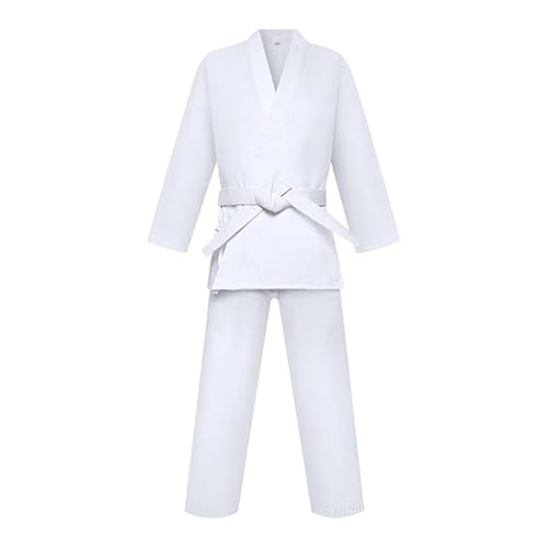 Tenue de Sport Karaté Mixte en Tissu Uni - Idéale pour l'Entraînement Quotidien en Club