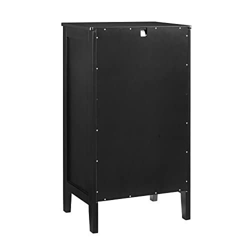 Linon Cabinet, Black #TOP3