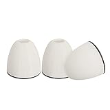 Voguad 3 Pack Bell Shaped White Frosted Glass Shade, Traditional Style Modern Lighting Fixture Shade
