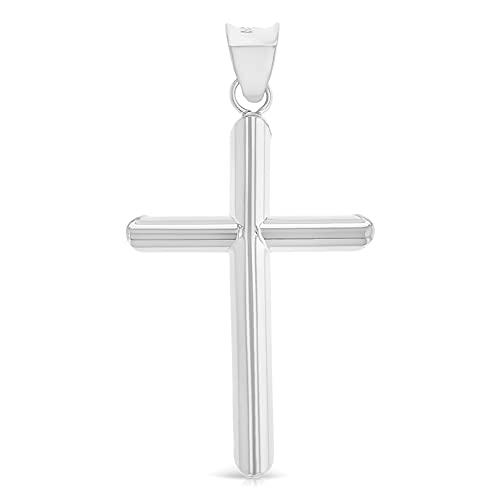 Ioka 14K REAL Gold Classic Cross Pendant Religious Charm For Necklace or Chain - Multiple Styles2