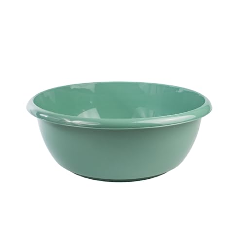 BERLONA Universal-Schüssel 3 5 L - Robuste Stapelbare Kunststoffschüssel für Haushalt Garten & Camping - Salbei