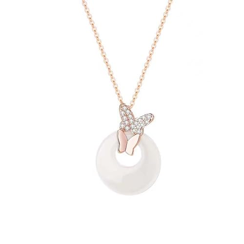 Collier calcédoine argent plaqué or, bijou de qualité supérieure
