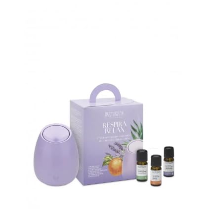 Nasoterapia Kit Respira RELAX - Diffusore a Ultrasuoni Bloom + 3 Oli Essenziali