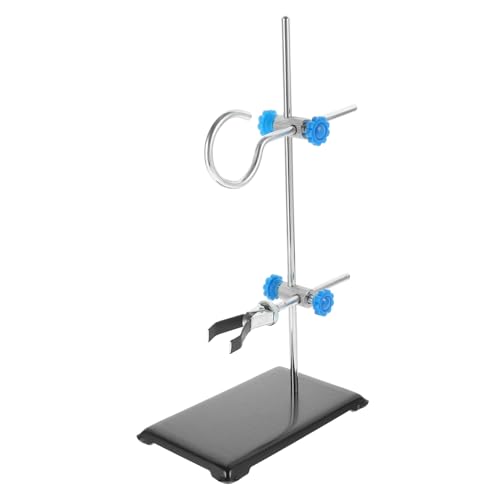 BELLIFFY 1pc Iron Stand Metalware Chemistry Lab Platform Miniature Clamp Instrument Lab Support Stand Supporting Flask Research Ring Stand Retort Stand Clip Holder Lab Stands Rack Stove Kit