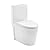 Swiss Madison Well Made Forever SM-1T274, St. Tropez One Piece Elongated Toilet Dual Vortex Flush 1.1/1.6 gpf with 10" Rough In