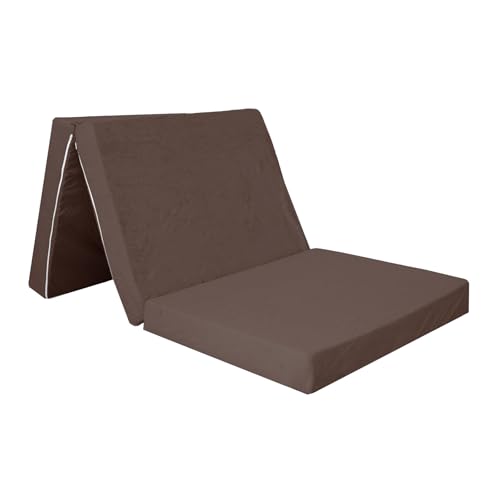 【ariamaru】マットレス 高反発 三つ折りマットレス 10cm厚 折りたたみ 25D 97×195 ベッドマットレス セミシングル 190N 抗菌 防臭 洗える 高反発マットレス 敷布団 ar-en-mtrs01-s-br