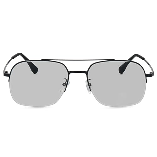 Image of Vast Photochromic Blue Cut Computer Glasses for Eye Protection | Zero Power Anti Glare & Blue Light Filter | UV Protect Specs for Men & Women| Frames| Cooling Glasses Lens