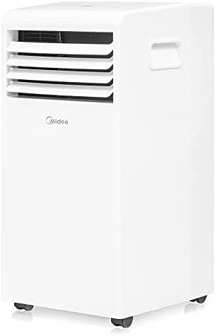Midea 6,000 BTU ASHRAE (5,000 BTU SACC) Portable Air Conditioner, Cools up to 150 Sq. Ft., Works as Dehumidifier & Fan, Remote Control & Window Kit Included
