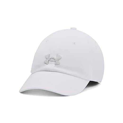 Under Armour Womens Blitzing Cap Adjustable, (100) White / / Halo Gray, One Size Fits Most