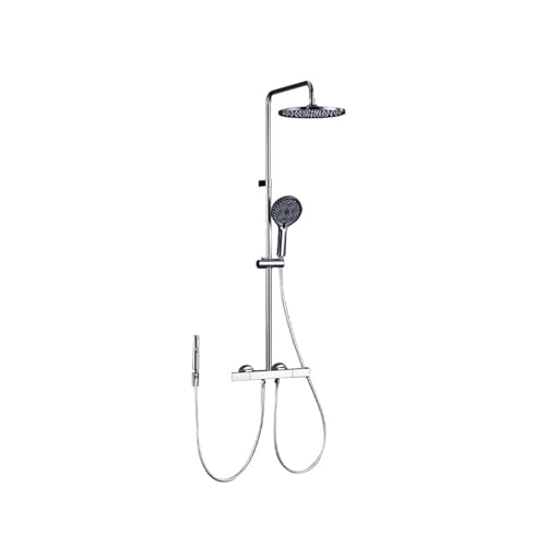 Ensemble de douche à pluie quatre modes en cuivre sur mesure